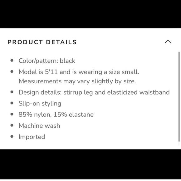 NWT Tropic of C Form Legging in Black - Picture 4 of 4